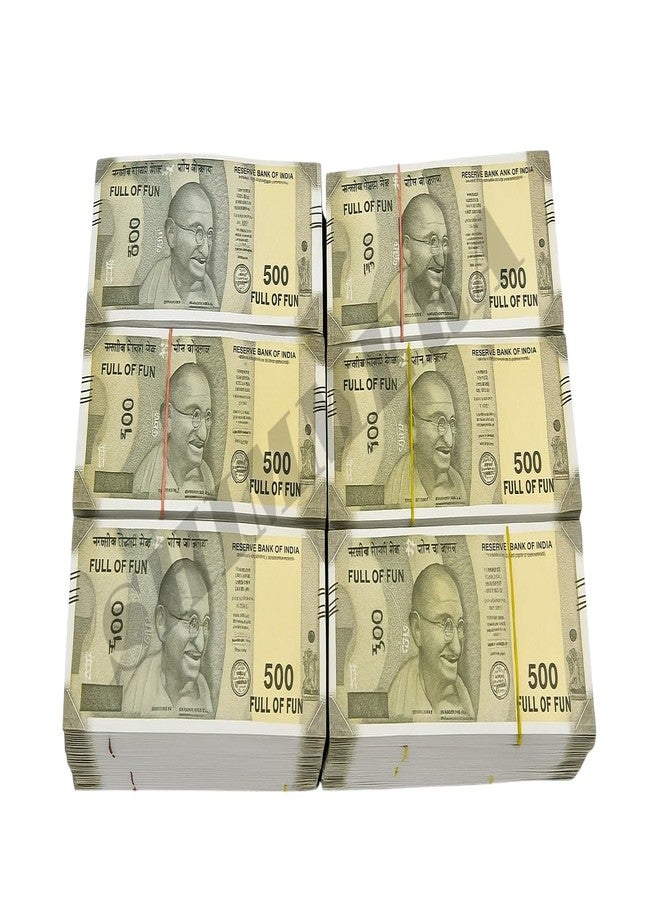 Shimmera Play Money Bills for Kids & Props (500 Notes) - Realistic Educational Toy Money for Learning & Pretend Play - Image 1