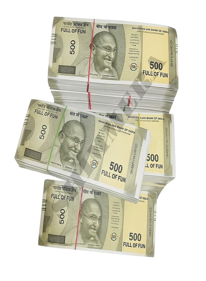 Shimmera Play Money Bills for Kids & Props (500 Notes) - Realistic Educational Toy Money for Learning & Pretend Play - Image 2