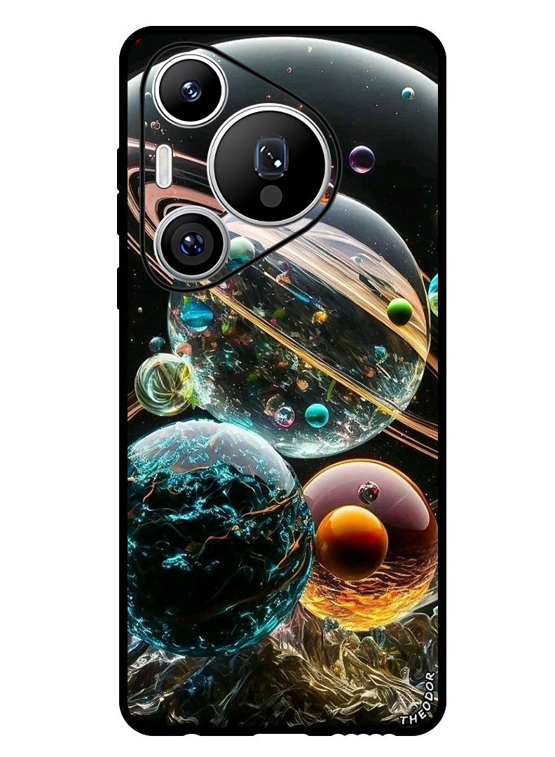 Theodor Protective Case Anti Scratch Shock Proof Bumper Cover For Huawei Pura 70 Planets 3 - Image 1
