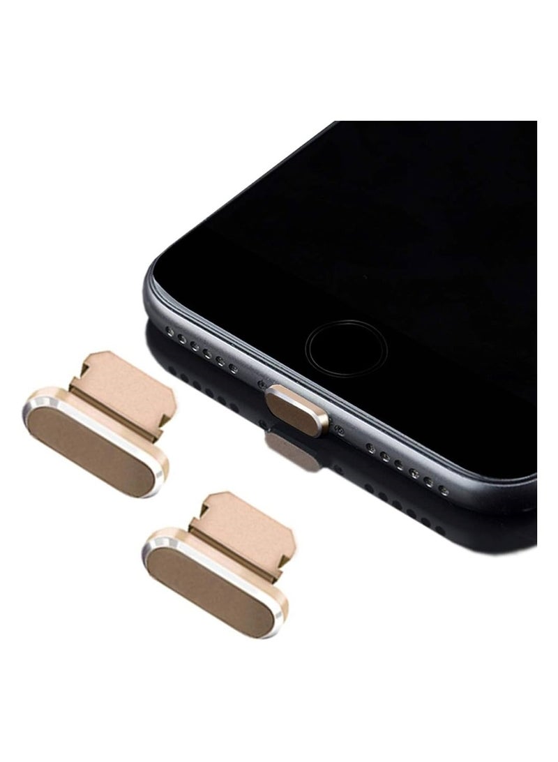 Phone port protector set (not suitable for Android) – 5 pieces – Stylish design and effective protection against dust and dirt - Image 1