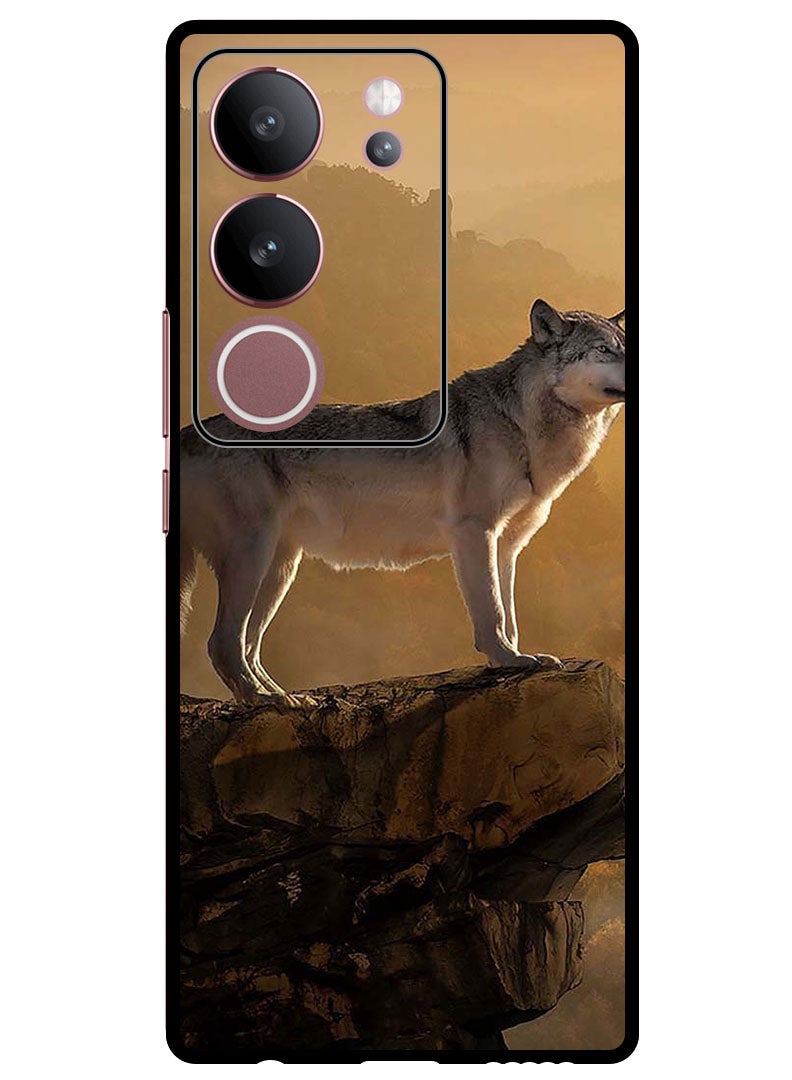 Theodor Protective Case Anti Scratch Shock Proof Bumper Cover For Vivo S17 - S17 Pro Real Wolf - Image 1