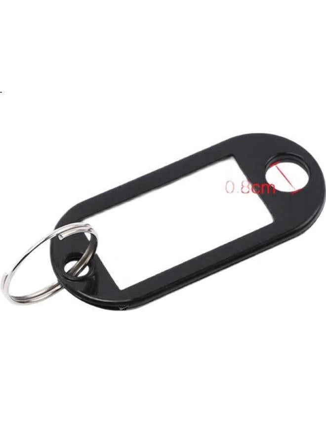 Befon Deyin Key Tag, Key Management Hanging Tag, Classification Mark, Key Chain, 2459 Office Key Tag, Office Supplies, Black, 50 Pieces/Box - Image 2