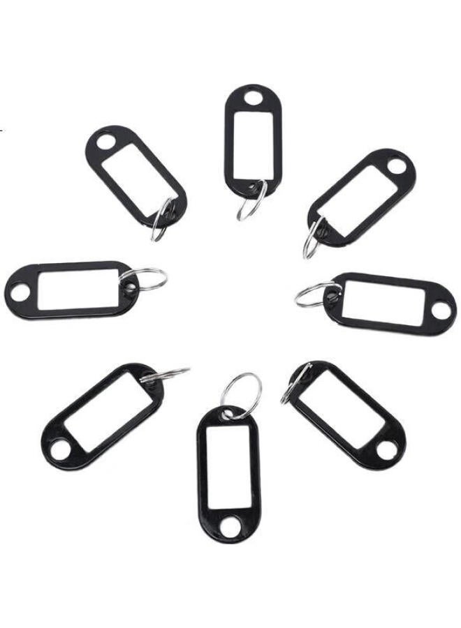 Befon Deyin Key Tag, Key Management Hanging Tag, Classification Mark, Key Chain, 2459 Office Key Tag, Office Supplies, Black, 50 Pieces/Box - Image 1