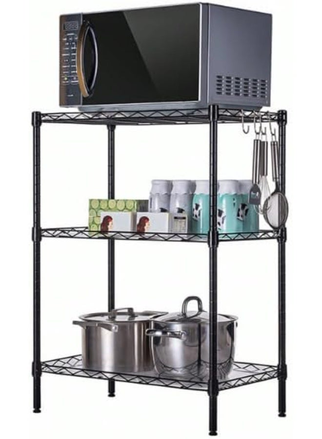 3-Tier Metal Wire Kitchen Storage Rack Shelf - Image 4