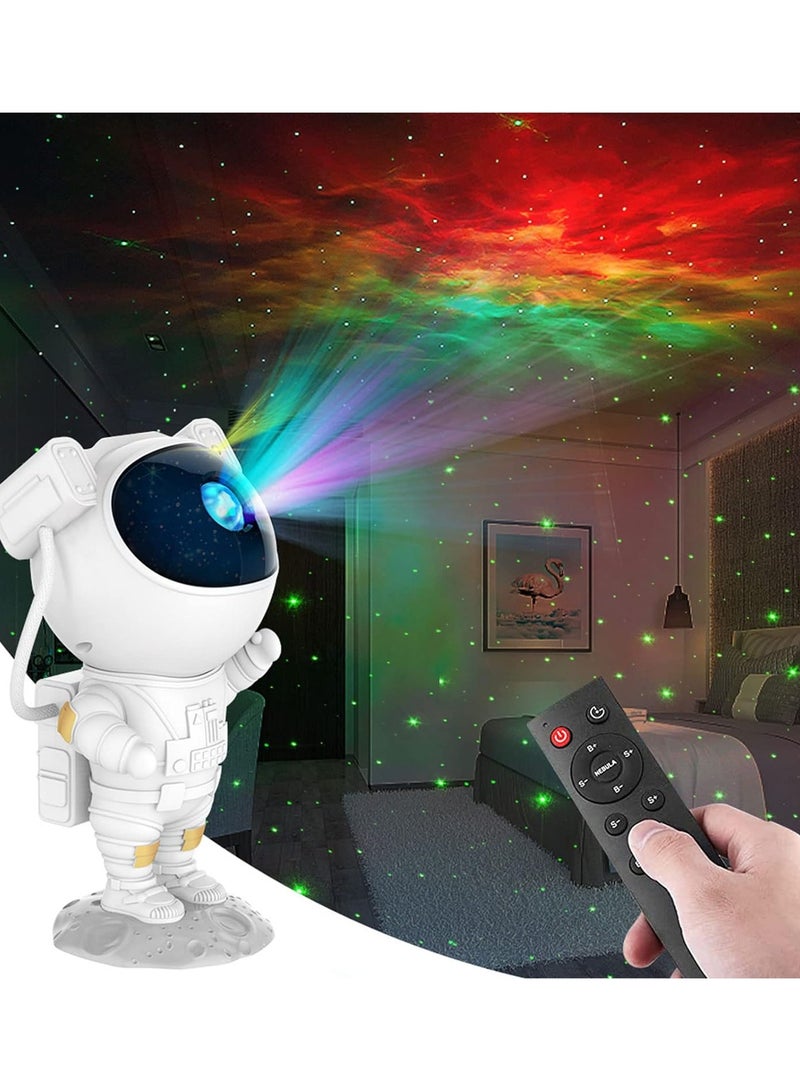 ELTRAZONE Astronaut Star Projector Night Lights, Kids Room Decor Aesthetic,Astronaut Nebula Galaxy Projector Night Light,Remote Control Timing and 360°Rotation Magnetic Head,Lights for Bedroom,Gaming Room Decor  - Image 1
