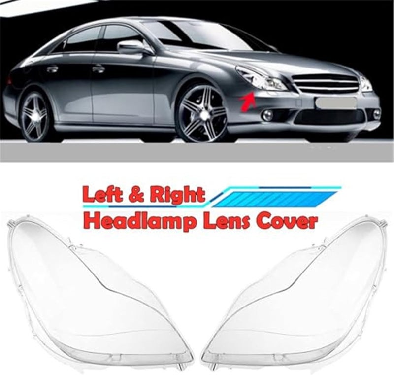 Wivplex Headlight Lens Cover for W219 CLS Models - Image 4