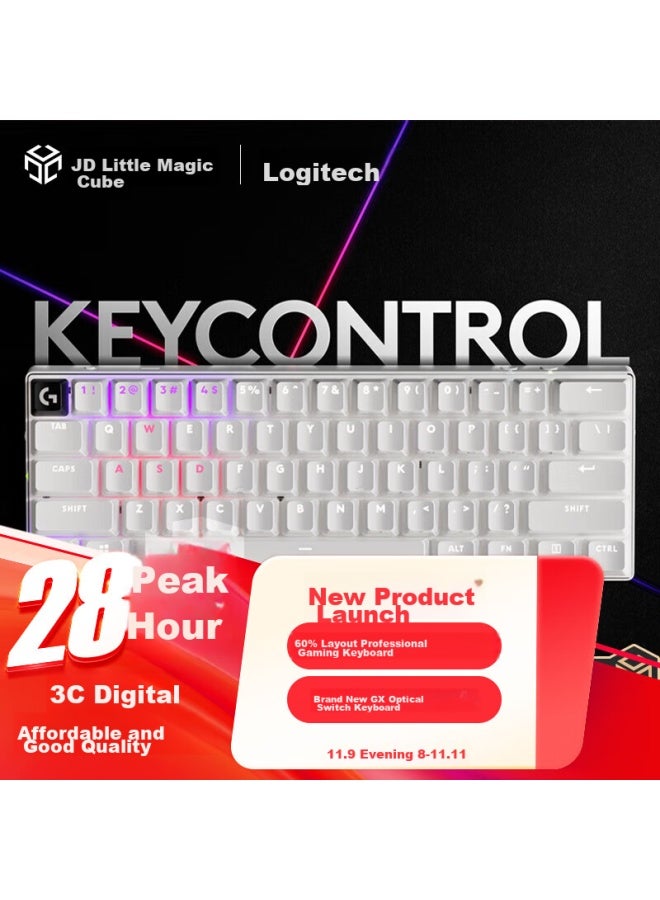 G Logitech Pro X 60 Lightspeed Gaming Keyboard Red Switch - Image 1
