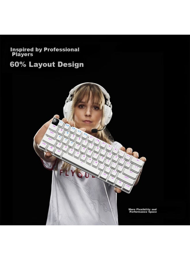 G Logitech Pro X 60 Lightspeed Gaming Keyboard Red Switch - Image 2
