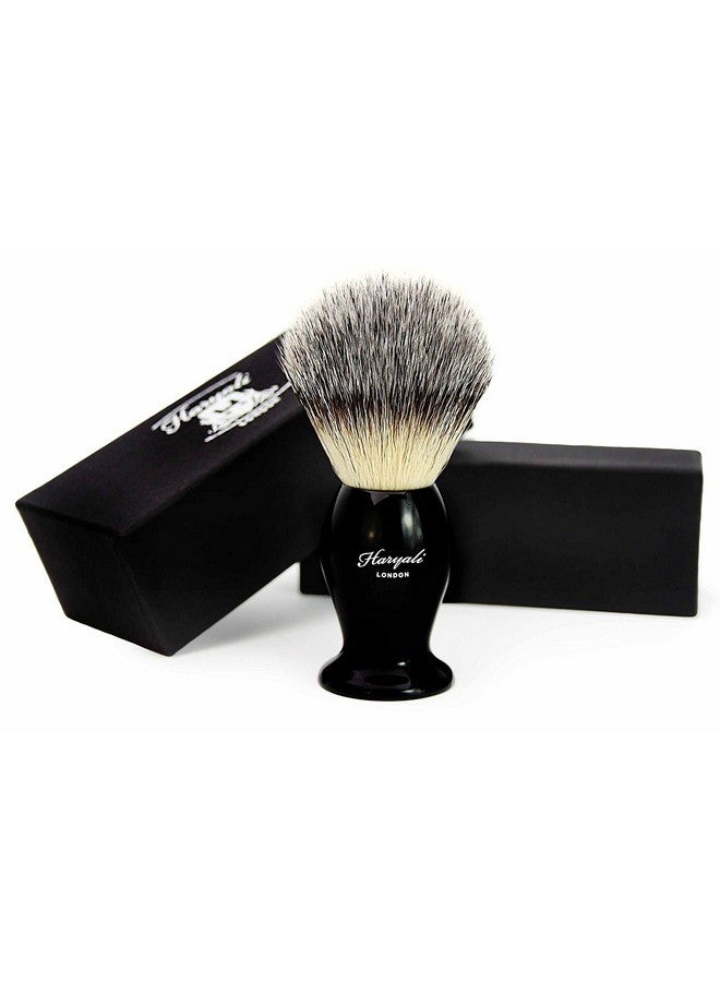 Haryali London Black Colour Basehandle Men'S Shaving Brush. Comes With Four Different Type Of Pure Badger Hair To Choose. Perfect And Easy To Maintain Hair. Comes In A Designer Box. (Synthetic Badger Hair) - Image 1