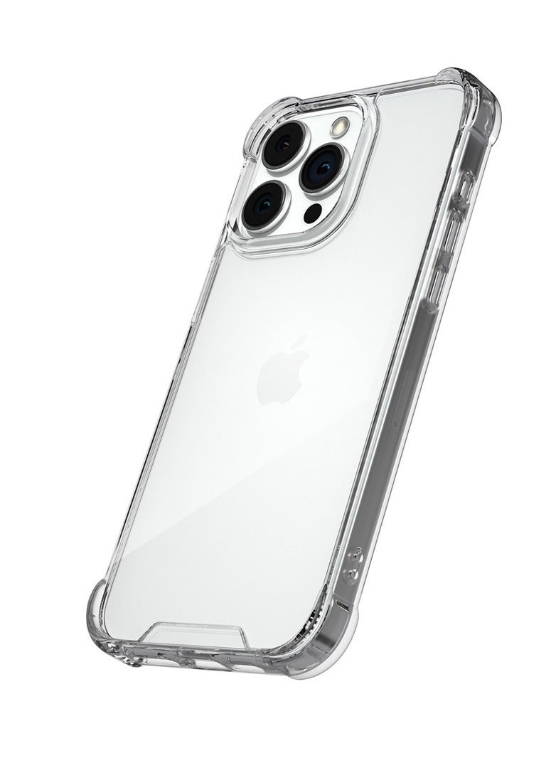 GREEN LION iPhone 15 Pro Max Anti-Shock Case / Hybrid Protection / Anti-Collision / Drop Protection Back Cover / Air Cushion / Anti Scratch iPhone Cover / Precise Cutouts / HD Clarity Case - Clear - Image 1