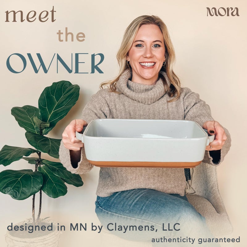Mora 9x13in Porcelain Baking Dish - Oven to Table, Freezer Safe - Image 3