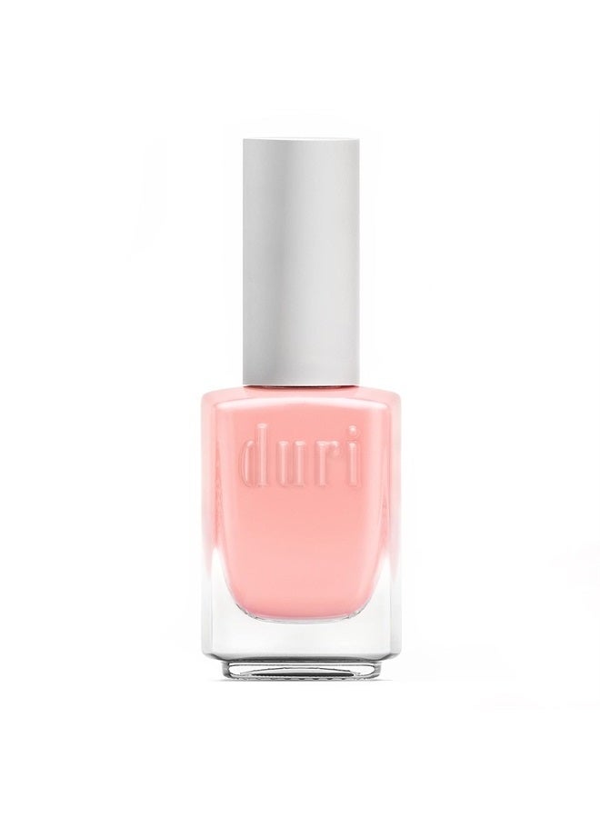 duri Nail Polish, 108S, Pillow Pink, Pastel peach pink shade, 0.5 fl. oz. 15 ml. - Image 1