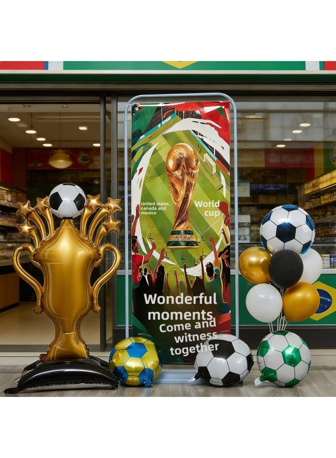 ديكورات وأجواء مستوحاة من كأس العالم 2026 - الحجم: 1.8 متر - عبوة كأس العالم 5 - Image 4