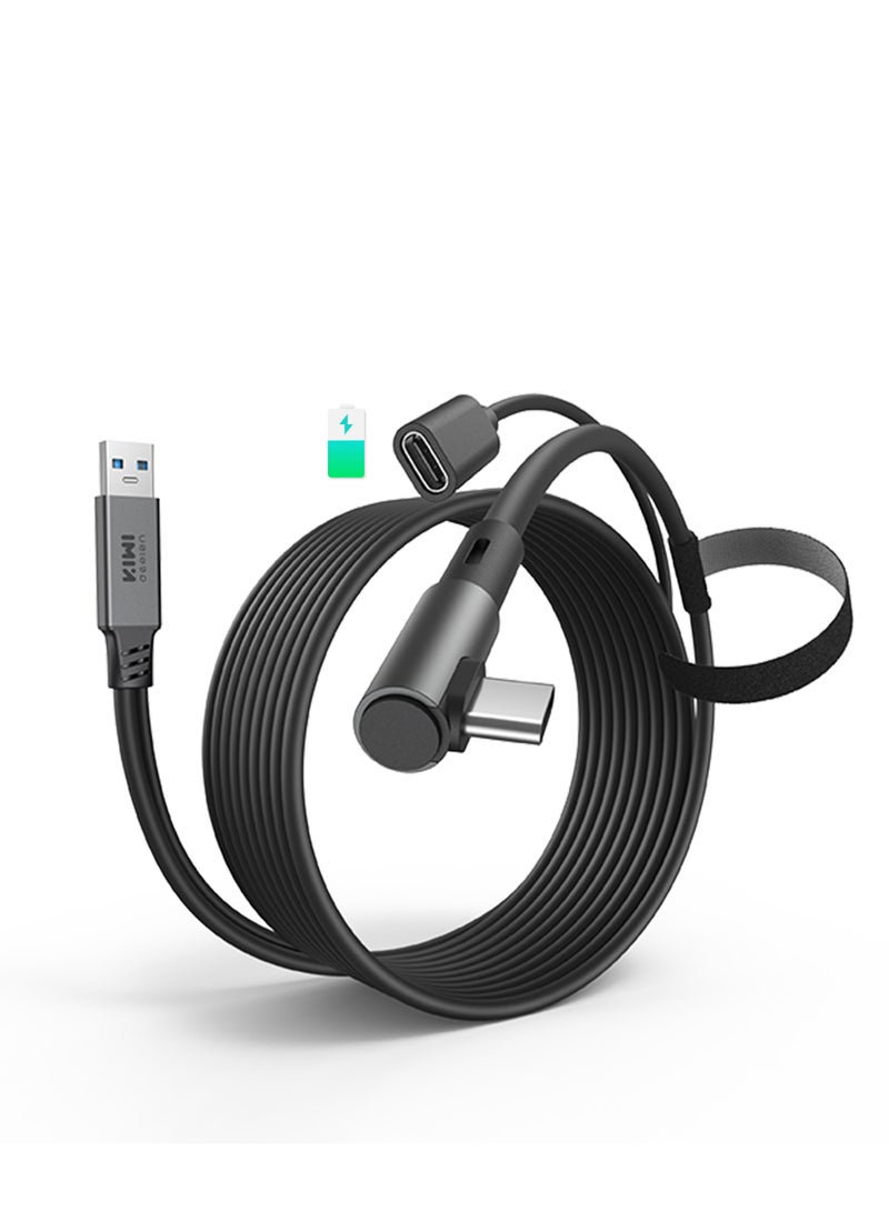 KIWI design كابل ربط بطول 5م لـ /Pico 4/Quest3/Quest3S/Quest2/Quest Pro كابل بيانات ملحقات VR - Image 2