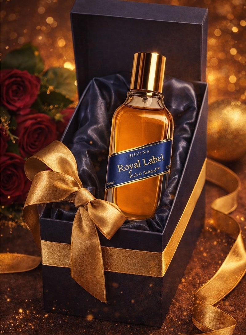 ديفينا عطر رويال ليبل ١٠٠ مل | عطر للجنسين يدوم طويلًا | عطر فاخر برائحة الفواكه والخشب مع نفحات التوت والباتشولي | عطر عربي فاخر برائحة المسك للرجال والنساء - Image 5