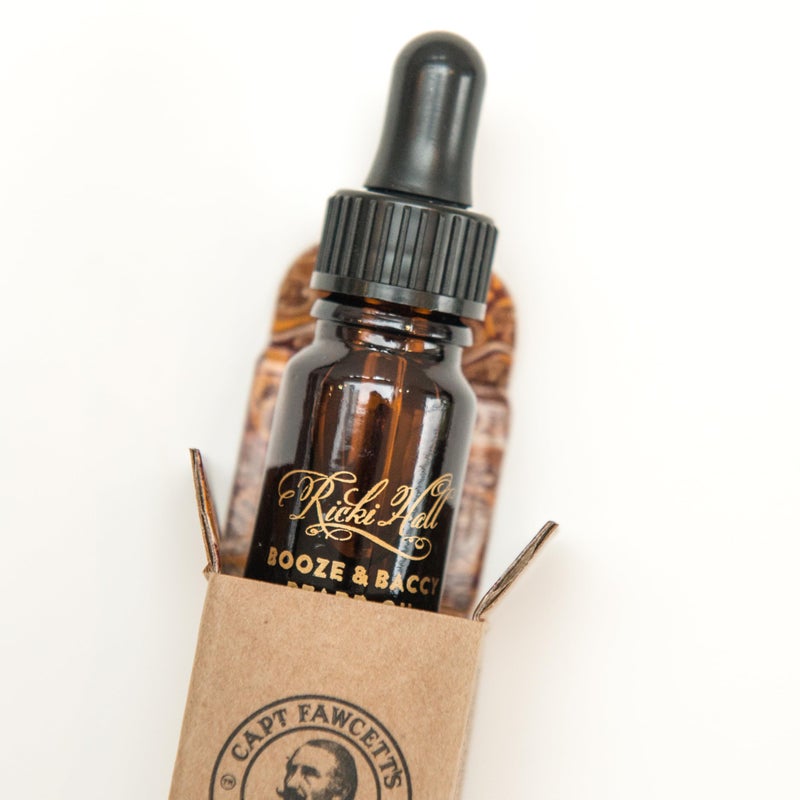 CAPTAIN FAWCETT Ricki Hall's Booze & Baccy Beard Oil 10ml - Image 2