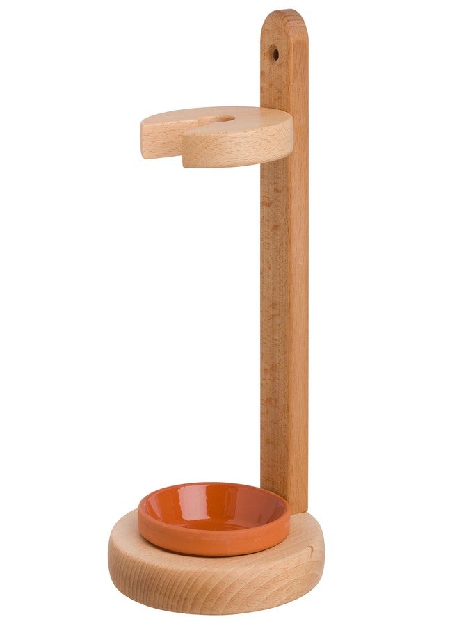 Redecker Natural Pig Bristle Toilet-Brush with Untreated Beechwood Handle, 14-1/2-Inches - Image 2