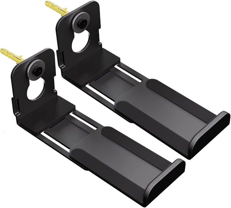 قوس حائط قابل للتعديل على شكل حرف L لشريط الصوت، لا يتطلب أدوات للتركيب، مخصص لمسرح المنزل - Image 4