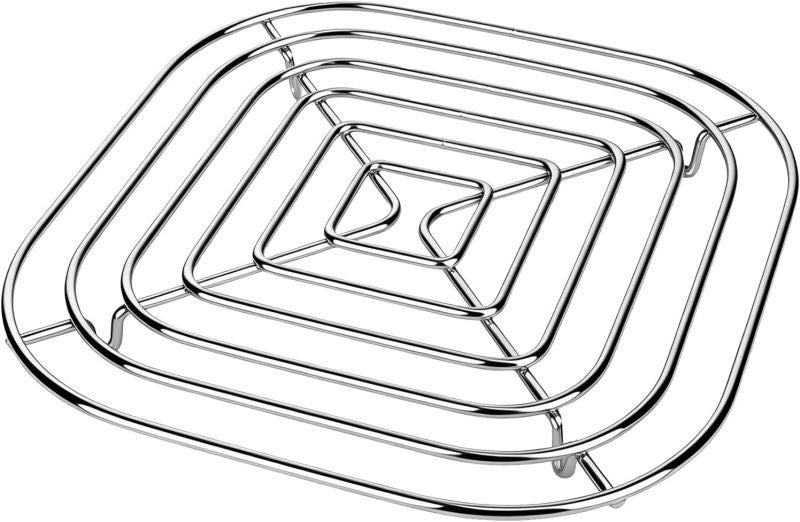 Air Fryer Rack 20x20cm High Durability Stainless Steel Crisper Rack - Safe Healthy Cooking Universal Grill Rack for Ninja Air Fryer Models FN090 FN091 FN100 FN101 FN103 Home Kitchen Cooking - Image 1