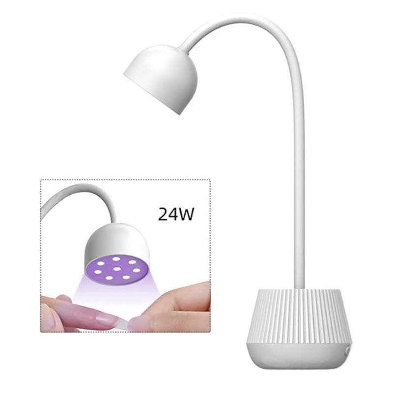 Flexible Gooseneck 24W LED Gel Nail Lamp for Manicure and Salon Use - Image 4
