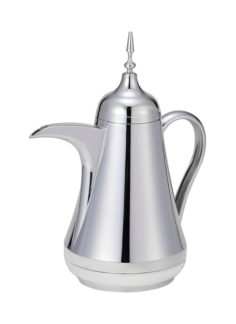BLACKSTONE - 600ML Arabic Vacuum Flask Leakproof Thermos for Tea or Coffee Silver - Image 1