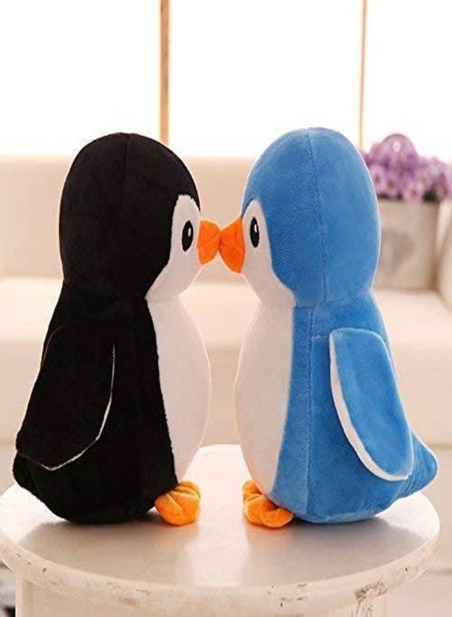 Fun4you Penguin Soft Toy Combo - Cute Plush Stuffed Bird Toy for Kids & Babies, Super Soft Huggable Penguin Doll, Gift Toy for Girls & Boys (Black & Blue, 25 cm) - Image 2