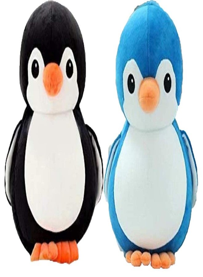 Fun4you Penguin Soft Toy Combo - Cute Plush Stuffed Bird Toy for Kids & Babies, Super Soft Huggable Penguin Doll, Gift Toy for Girls & Boys (Black & Blue, 25 cm) - Image 5