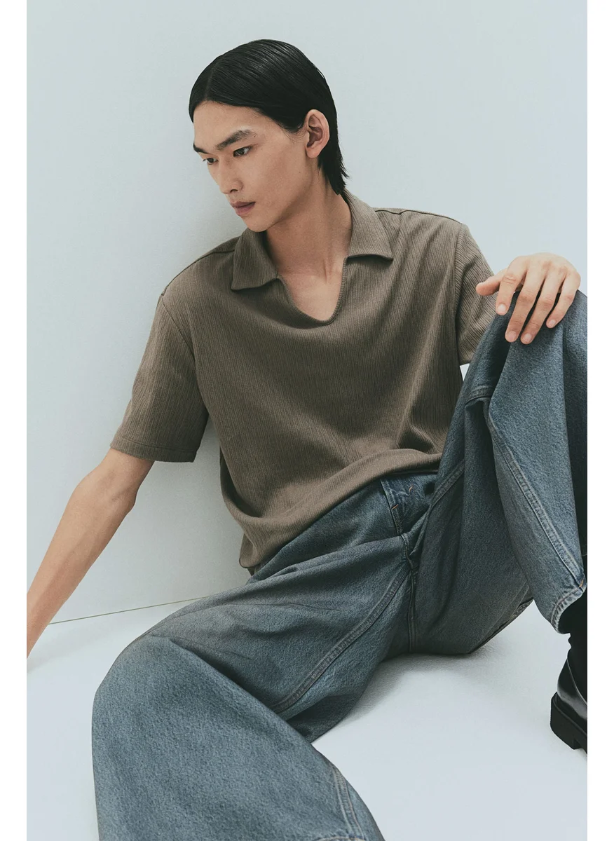اتش اند ام Regular Fit Collared T-Shirt