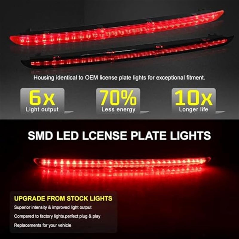 QASULER Car Rear Third Brake Light Assembly - Image 4