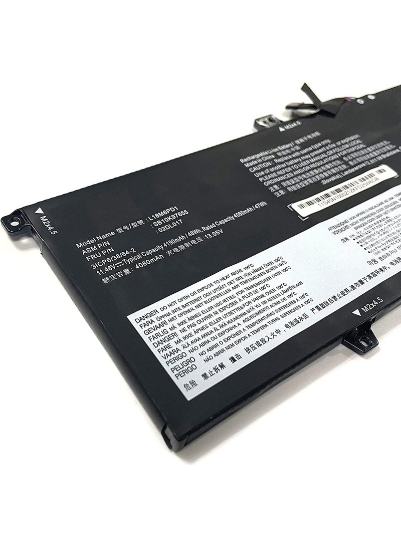 Terabyte بطارية بديلة بسعة 4150mAh/11.4V لـ LEN0V0 رقم القطعة: 02DL017، 02DL019، 5B10W13923، L18C6PD1، L18L6PD1، L18M6PD1، SB10K97655، SB10K97657، SB10T83166، SB10T83168 - Image 2