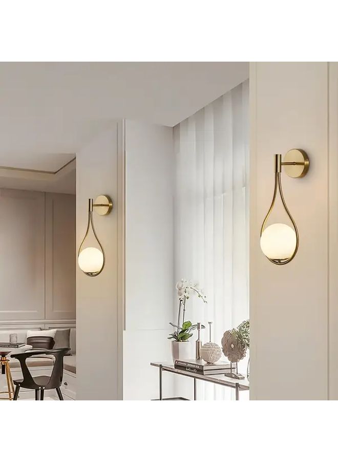 Modern Gold Black Mid Century Wall Sconce Semi Recessed Flush Mount Light Fixture With Detachable Shade Switchable Bulb Free Design Compatible 110 240V Easy Install Hardware Included For Bedroom Living Room Hall - Image 5