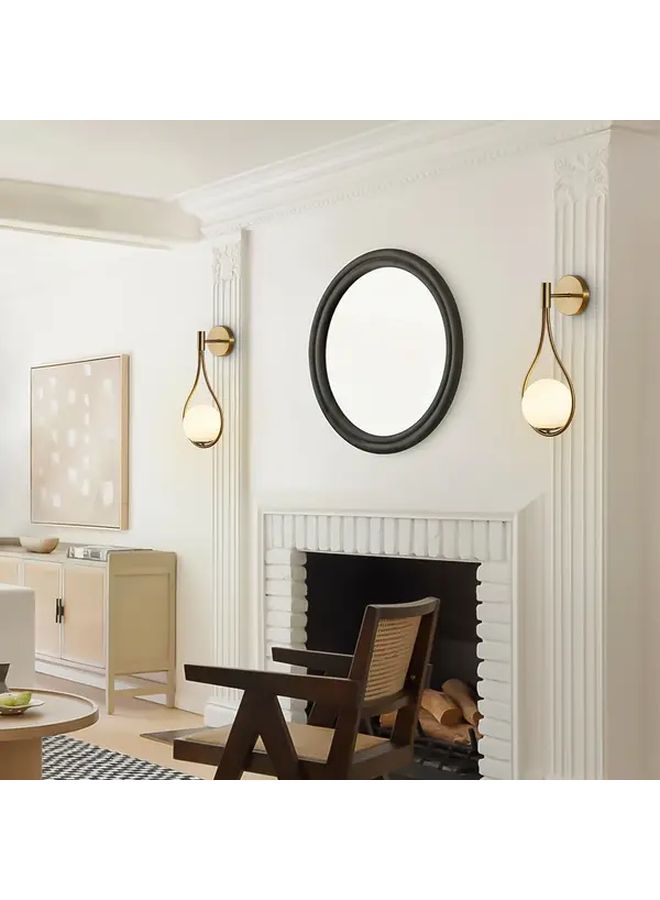 Modern Gold Black Mid Century Wall Sconce Semi Recessed Flush Mount Light Fixture With Detachable Shade Switchable Bulb Free Design Compatible 110 240V Easy Install Hardware Included For Bedroom Living Room Hall - Image 4
