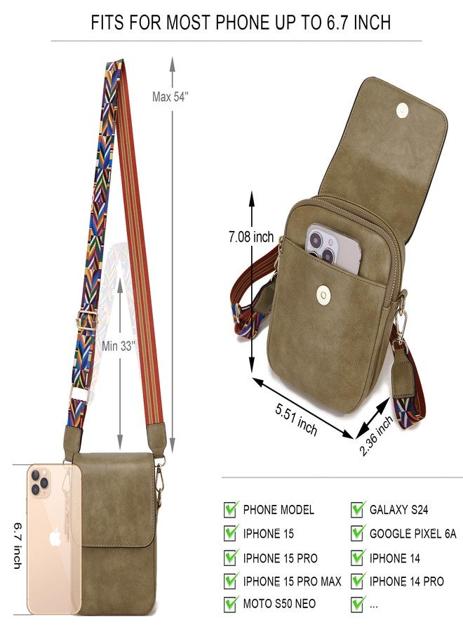 Soperwillton Crossbody Bags for Women Vegan Leather Purse Small Shoulder Handbags with Wide Adjustable Strap - Image 5