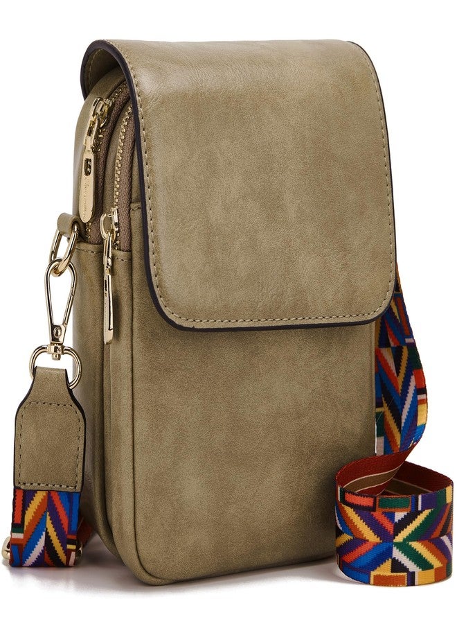 Soperwillton Crossbody Bags for Women Vegan Leather Purse Small Shoulder Handbags with Wide Adjustable Strap - Image 1