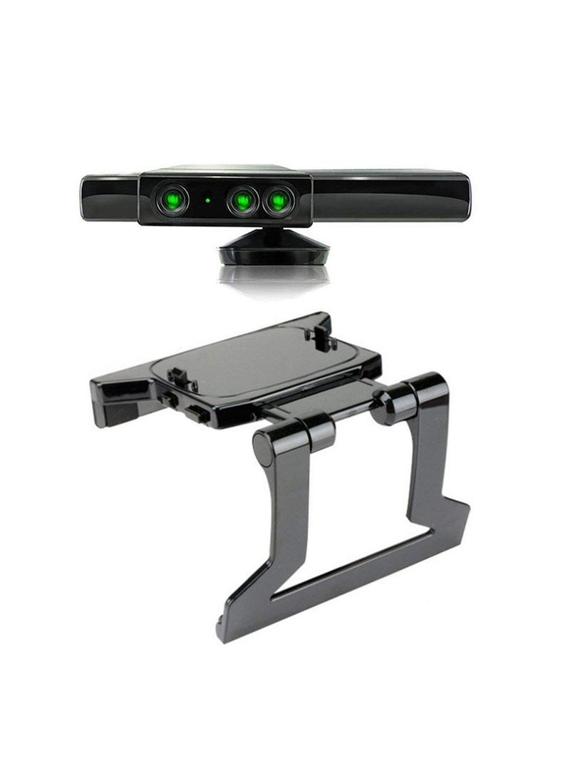 Durable Plastic TV Clip Clamp Mounting Stand Holder for Microsoft Xbox 360 Kinect Sensor - Image 1
