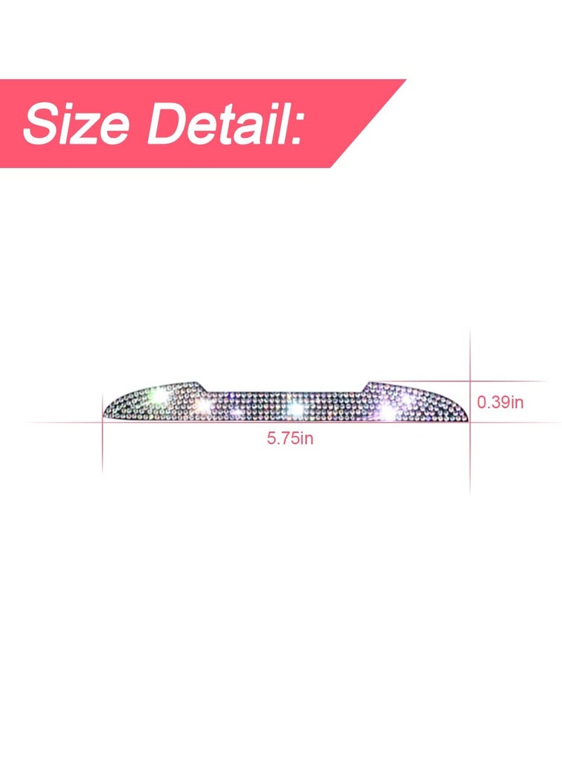 Generic Multicolor Car Door Handle Scratch Protector and Edge Guards, Bling Crystal Rhinestone Automotive Accessories for All Vehicles  - Image 3