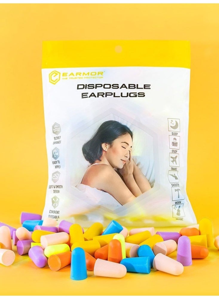 general 30pcs Ultra Soft Foam Earplugs Noise-canceling earplugs are used for sleeping, hearing protection, learning and other scenarios - Image 1