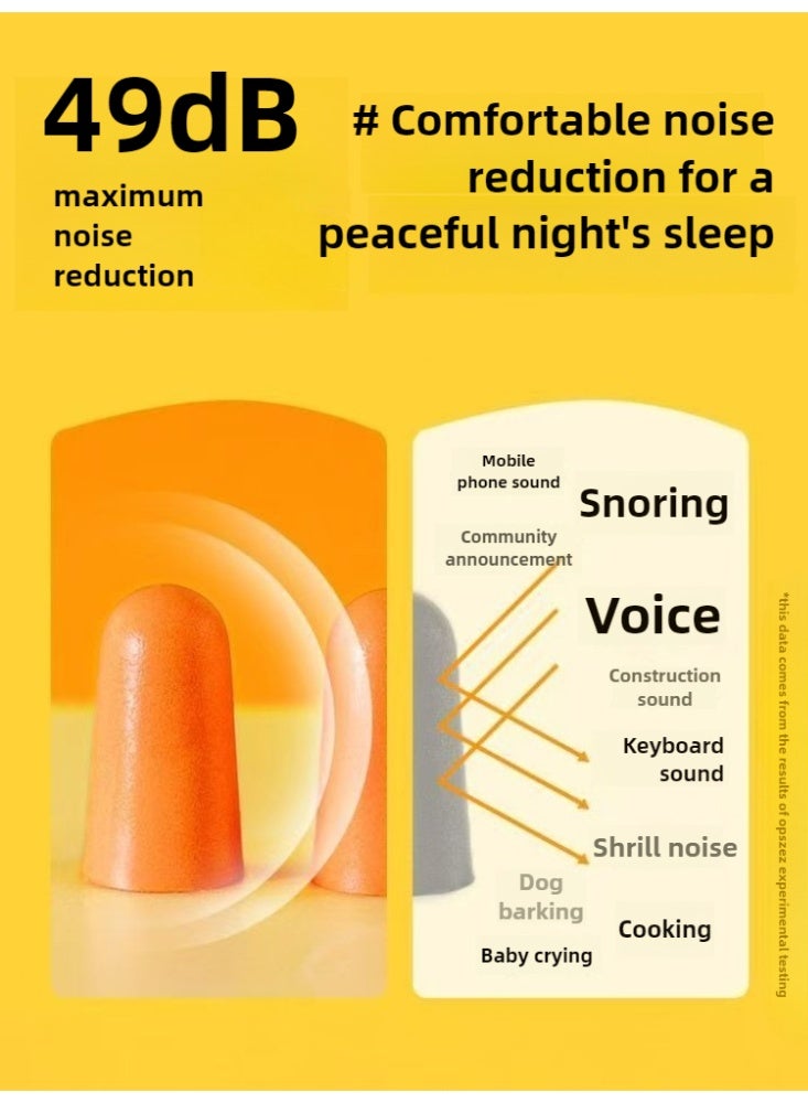 general 30pcs Ultra Soft Foam Earplugs Noise-canceling earplugs are used for sleeping, hearing protection, learning and other scenarios - Image 3