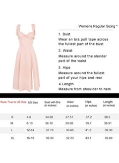 Generic Women's V-Neck Sleeveless Backless Split Midi Dress  - Image 4