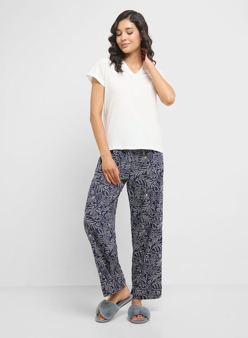 Ginger Cotton T-Shirt & Pyjama Set  - Image 5