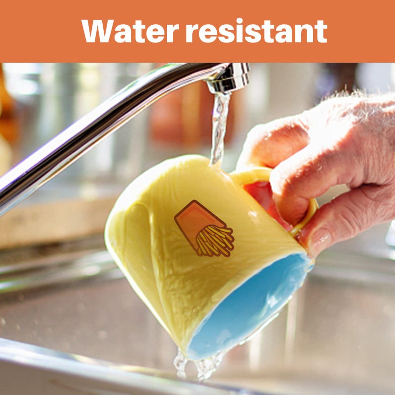 HTVRONT Sublimation Sticker Paper - 20 Pcs Glossy White Waterproof Sublimation Stickers - Image 3