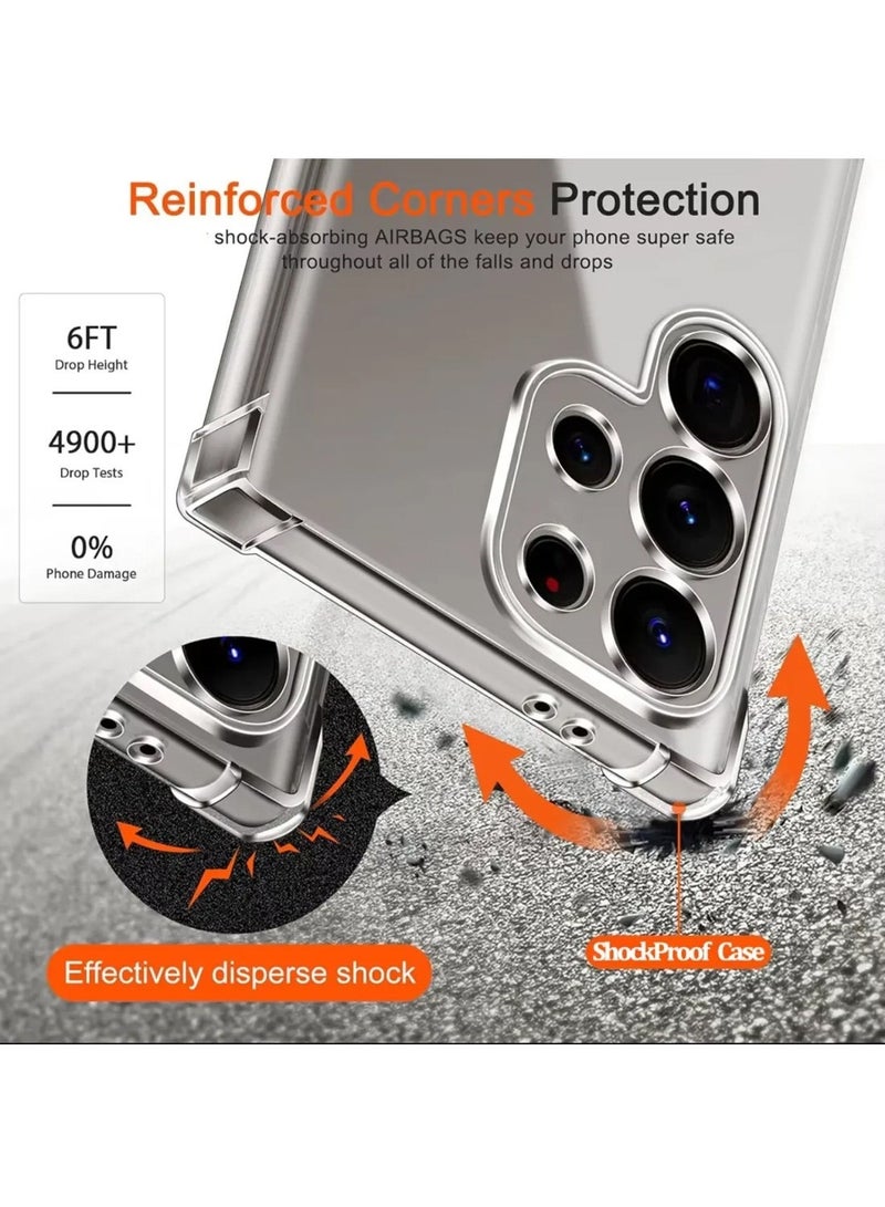 Techie غطاء حماية زوايا TPU لهاتف itel S25 Ultra مع حماية عدسة الكاميرا وغطاء خلفي شفاف - Image 2