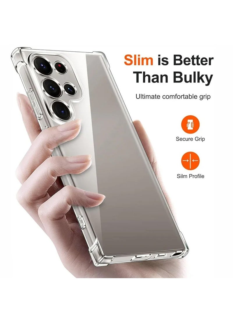 Techie غطاء حماية زوايا TPU لهاتف itel S25 Ultra مع حماية عدسة الكاميرا وغطاء خلفي شفاف - Image 4