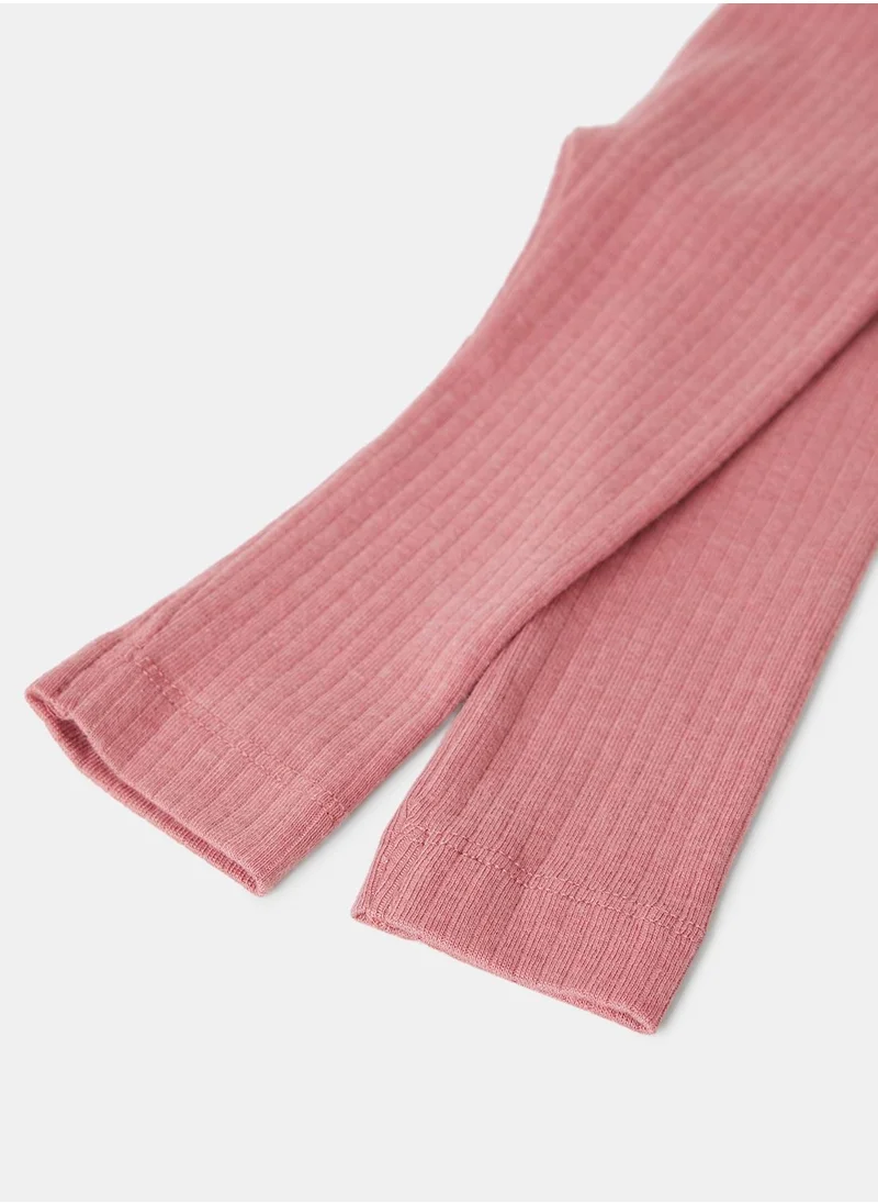 نيم ات Girls Basic Ribbed Leggings