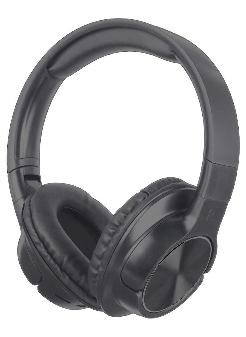 Generic - Stereo headphones, model J-27, wireless Headphone Bluetooth, Battery: 400m Adriver, Function: volume control,pause/Play device, MIC , Play Time: 48 hours, Connector: 3.5 mm stereo plug, Google Assistant Feature , Sensitivity: 114 dab/mw, Color (Grey) - Image 1