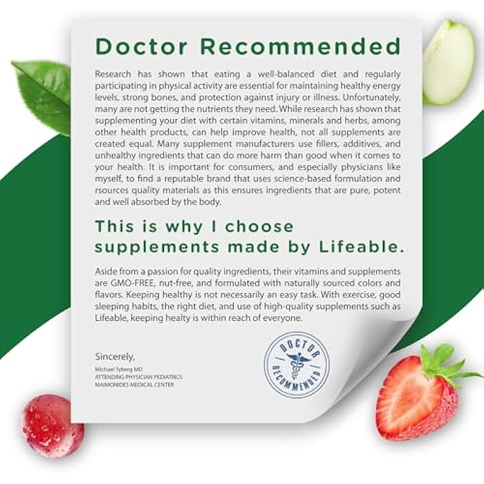 Lifeable Magnesium Gummies for Adults | 900mg Magnesium Citrate Gummies | Vegan Magnesium | for Men and Women | 90 Count - Image 5