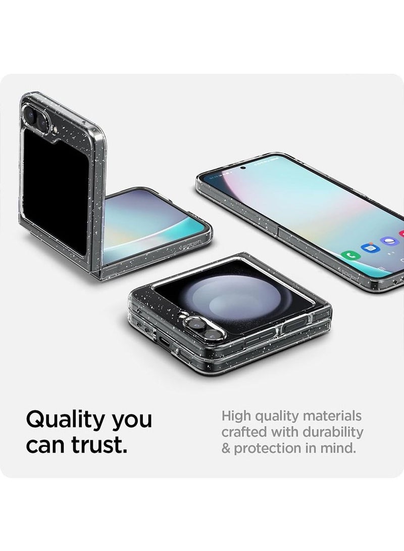 Spigen Air Skin Glitter Samsung Galaxy Flip 5 Case Cover (2023) - Crystal Quartz - Image 2