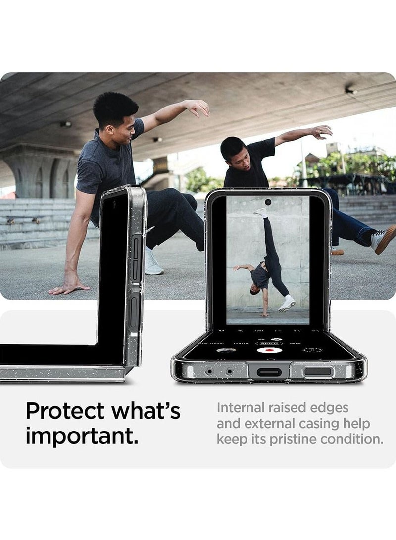 Spigen Air Skin Glitter Samsung Galaxy Flip 5 Case Cover (2023) - Crystal Quartz - Image 4