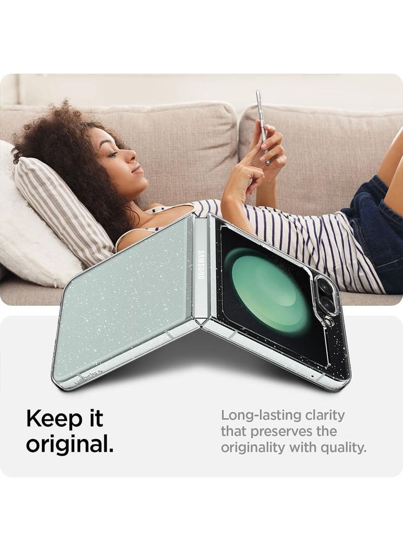 Spigen Air Skin Glitter Samsung Galaxy Flip 5 Case Cover (2023) - Crystal Quartz - Image 5