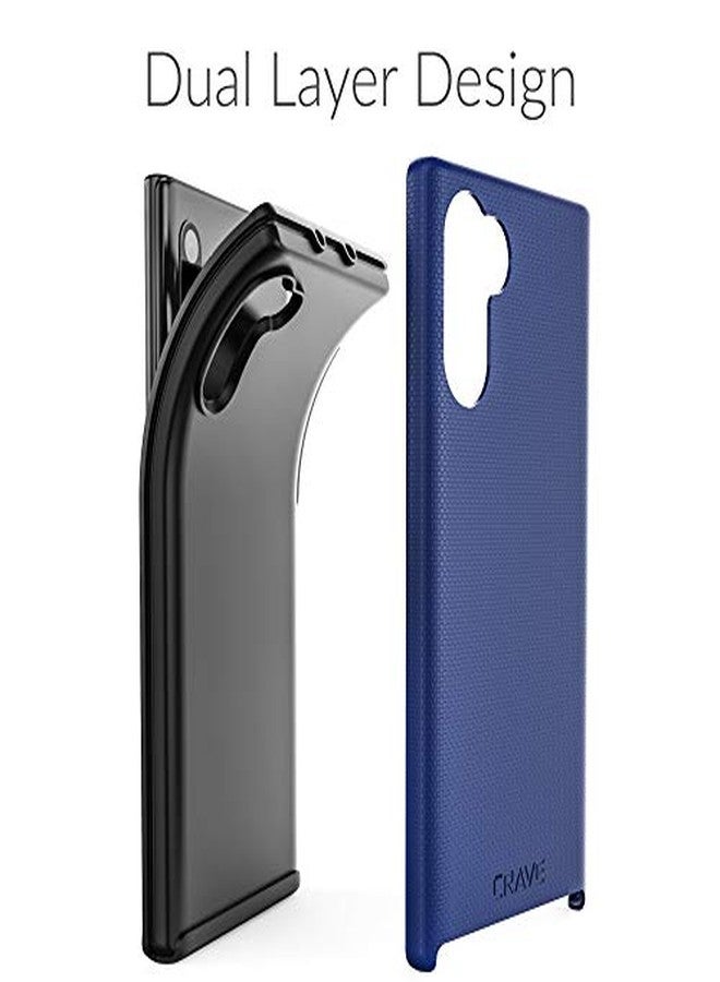 كريف جراب Crave Note 10، جراب حماية مزدوج لهاتف سامسونج جالاكسي نوت 10 - أزرق داكن - Image 5